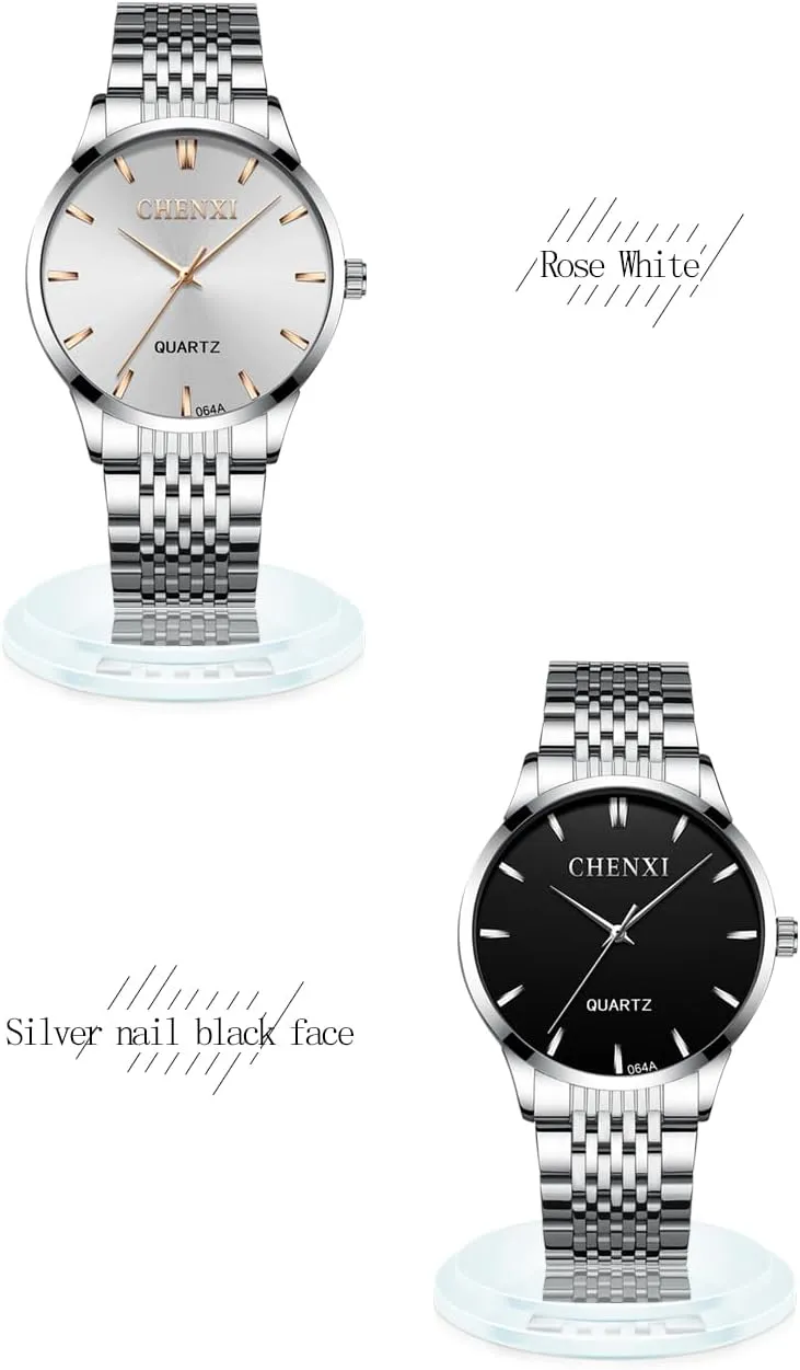 Fashion Quartz Watches Classic Luxury Dress Wrist sago painful Watch with Stainless Steel Band Watches MASTOP Men's 