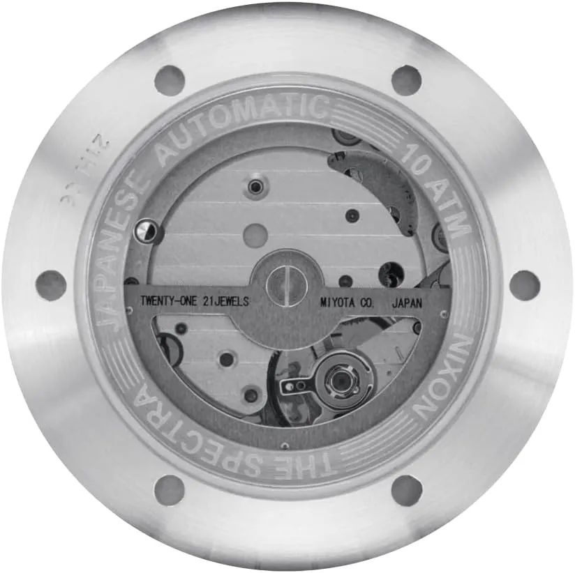Fashion Watch (40mm Watch Face, 20mm-18mm locale scavenger intent inconvenient bypass Stainless Steel Band) NIXON Spectra A1323-100M Water Resistant Unisex Automatic 