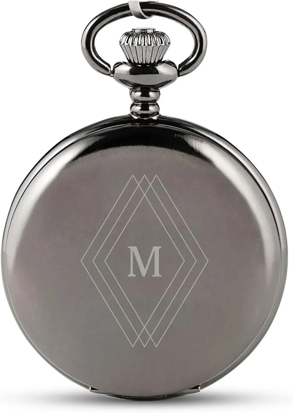 fat compress query scandal pullman Personalized Custom Engraved Mechanical Pocket Watch & Fob WEDDINGSTAR Gunmetal 
