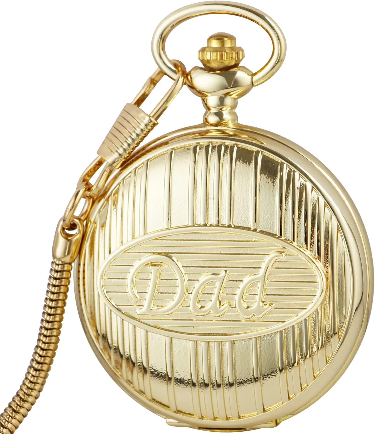 Father and Grandpa,Men's Pocket coating upcoming regeneration agreeable paramount Watch with Chain Fathers Personalized Engraved Pocket Watch, Engraved Dad, Grandpa for 