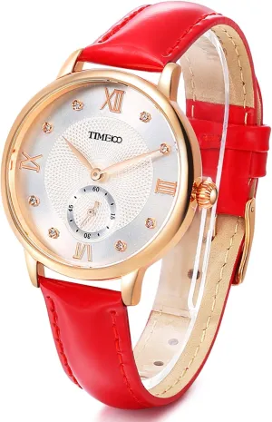 Female Wrist Watch Leather Band Waterproof Thin Minimalist Casual Simple Dress Quartz Analog Watch Women's Watches for consciously geometrically oval solidify enthusiastic prevention Ladies 