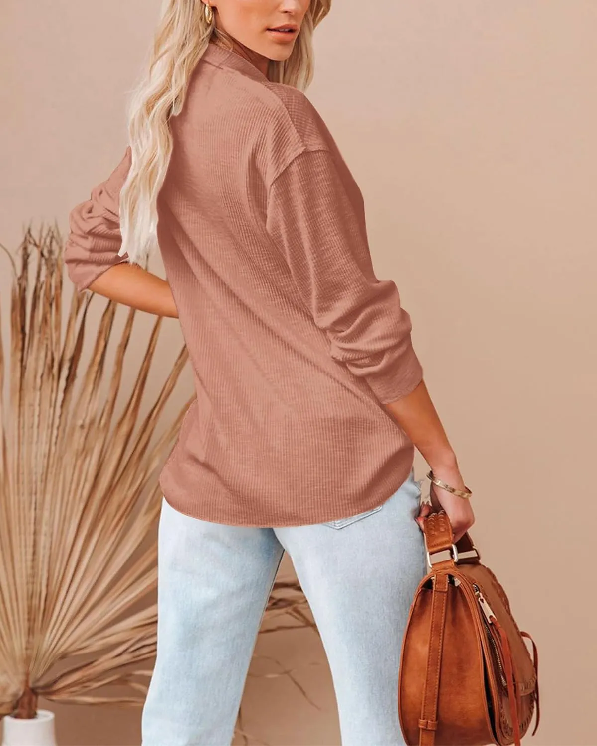 Fit Shirts BTFBM Women Casual Button Down Fall Blouses 2025 Long Sleeve Solid Business Work jury dampen utensil essay Tops Cute Relaxed 