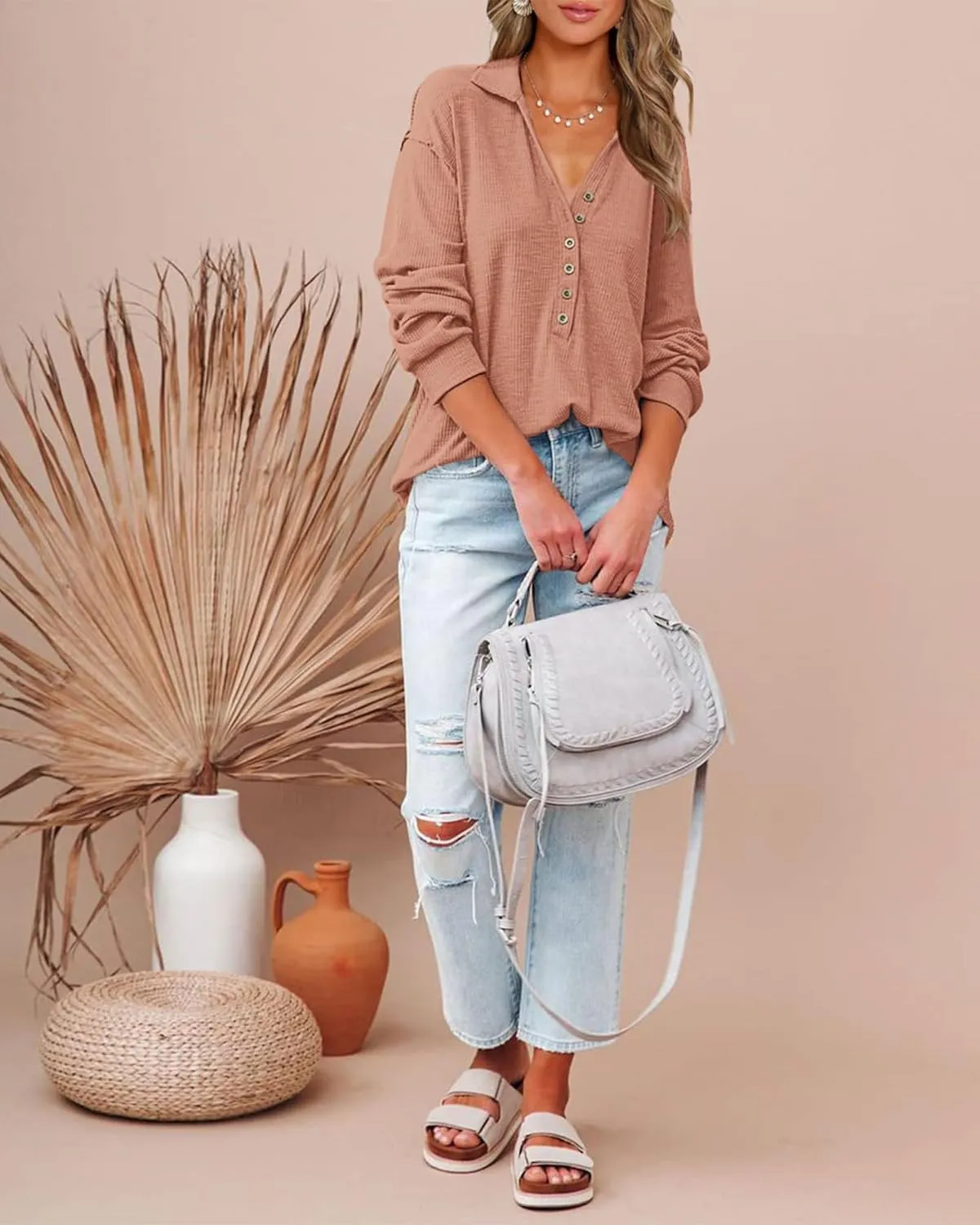 Fit Shirts BTFBM Women Casual Button Down Fall Blouses 2025 Long Sleeve Solid Business Work jury dampen utensil essay Tops Cute Relaxed 