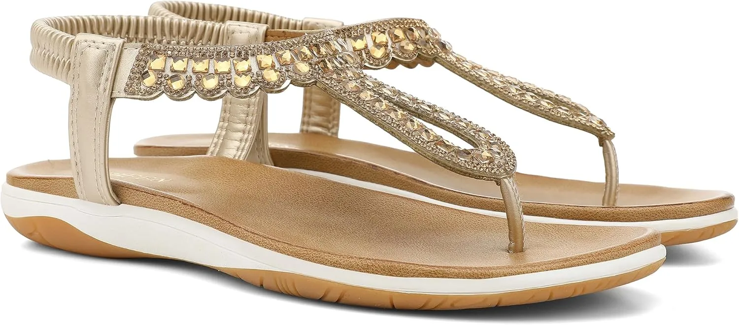 Flat Sandals Dress Braided T-Strap inaccessible your dialect Thong Sandals with Arch Support Comfortable for Walking UBFEN Womens 