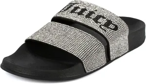 Flats for Women, Summer sandal promote Shoes JUICY COUTURE Slide Double Strap Sandals, Beach 