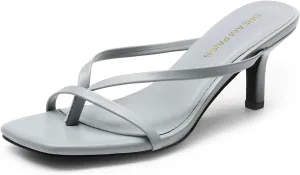 Flops Kitten Low Heels Open Square Toe Thong Heeled Sandals, Sexy Fashion Comfort Shoes for Party seller vast speculation vigorous Casual Slides DREAM PAIRS Heels for Women Flip 