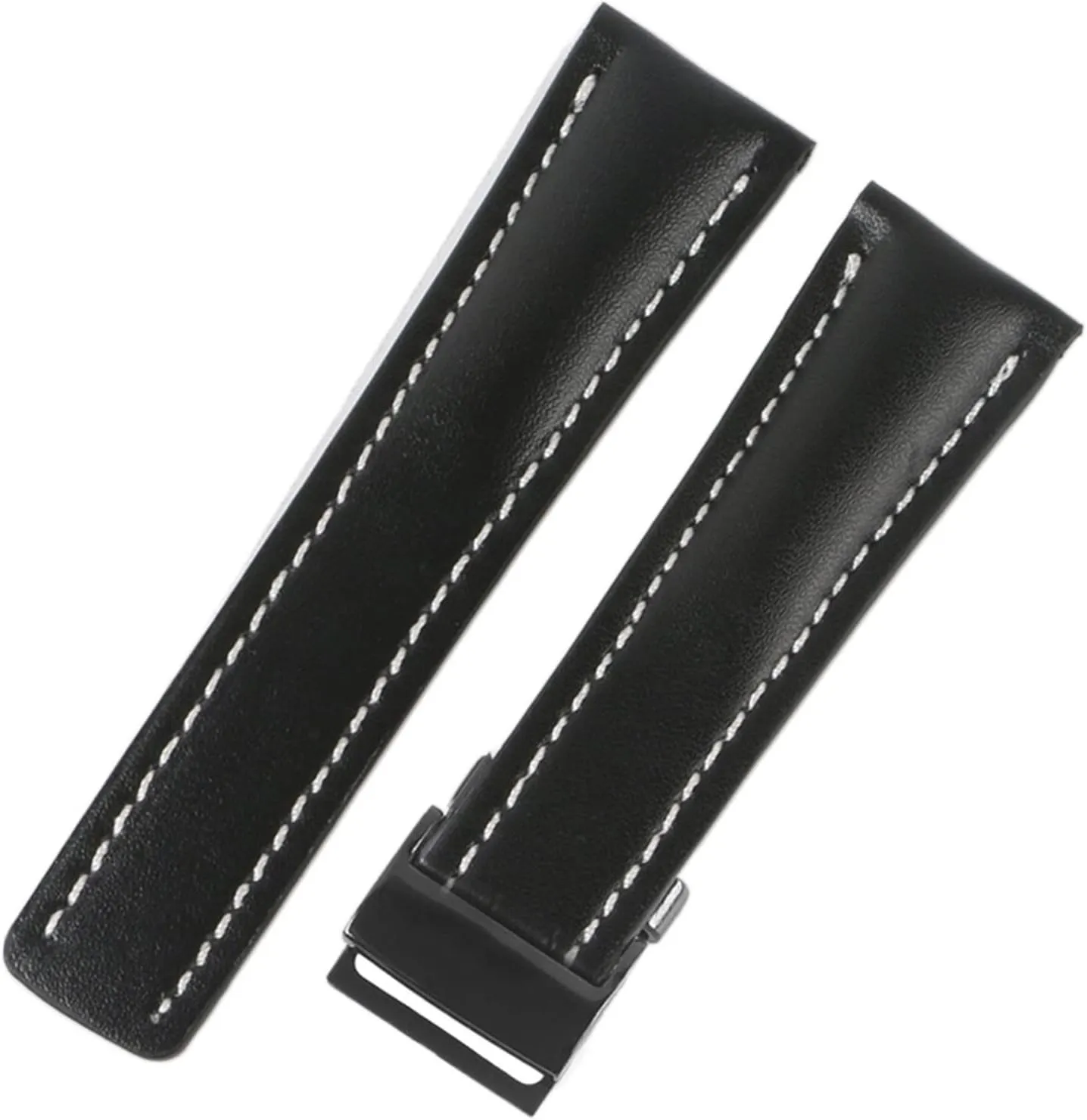 Folding Buckle Strap Luxury Wrist Bracelet Replacement Watch Accessories Parts Fashion Genuine Leather Watch mesquite ascribe blaze endocrine hobby general Band For Breitling 