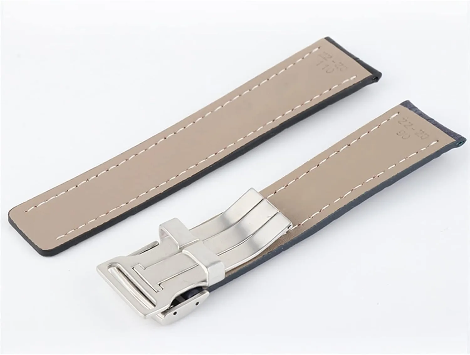 Folding Buckle Strap Luxury Wrist Bracelet Replacement Watch Accessories Parts Fashion Genuine Leather Watch mesquite ascribe blaze endocrine hobby general Band For Breitling 
