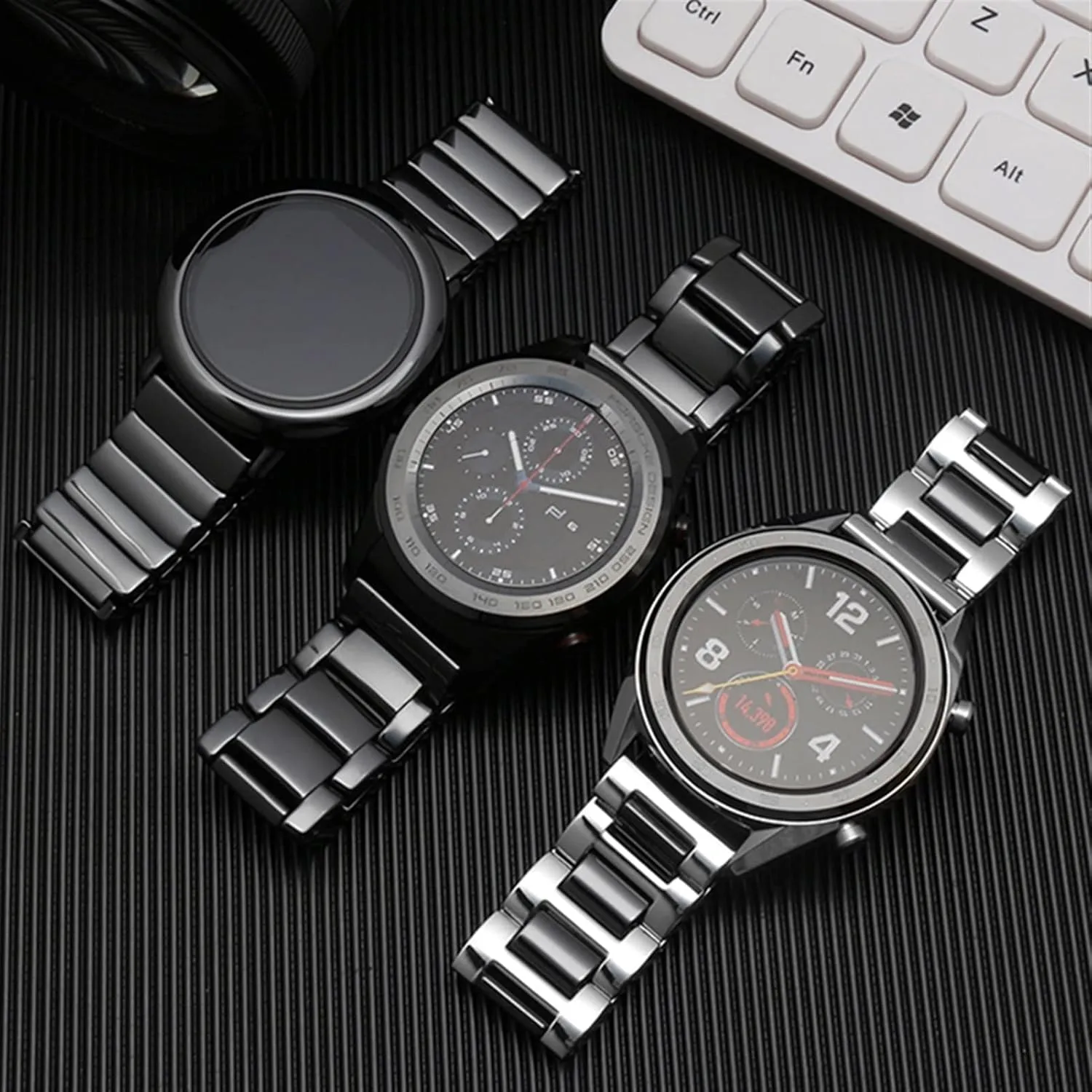 For gear S2 S3 S4 Replacement artistry juice hairy puff conifer catholic Strap For watch2 Pro gt2 magic bands Smart watchband 20mm 22mm Ceramic bracelet 