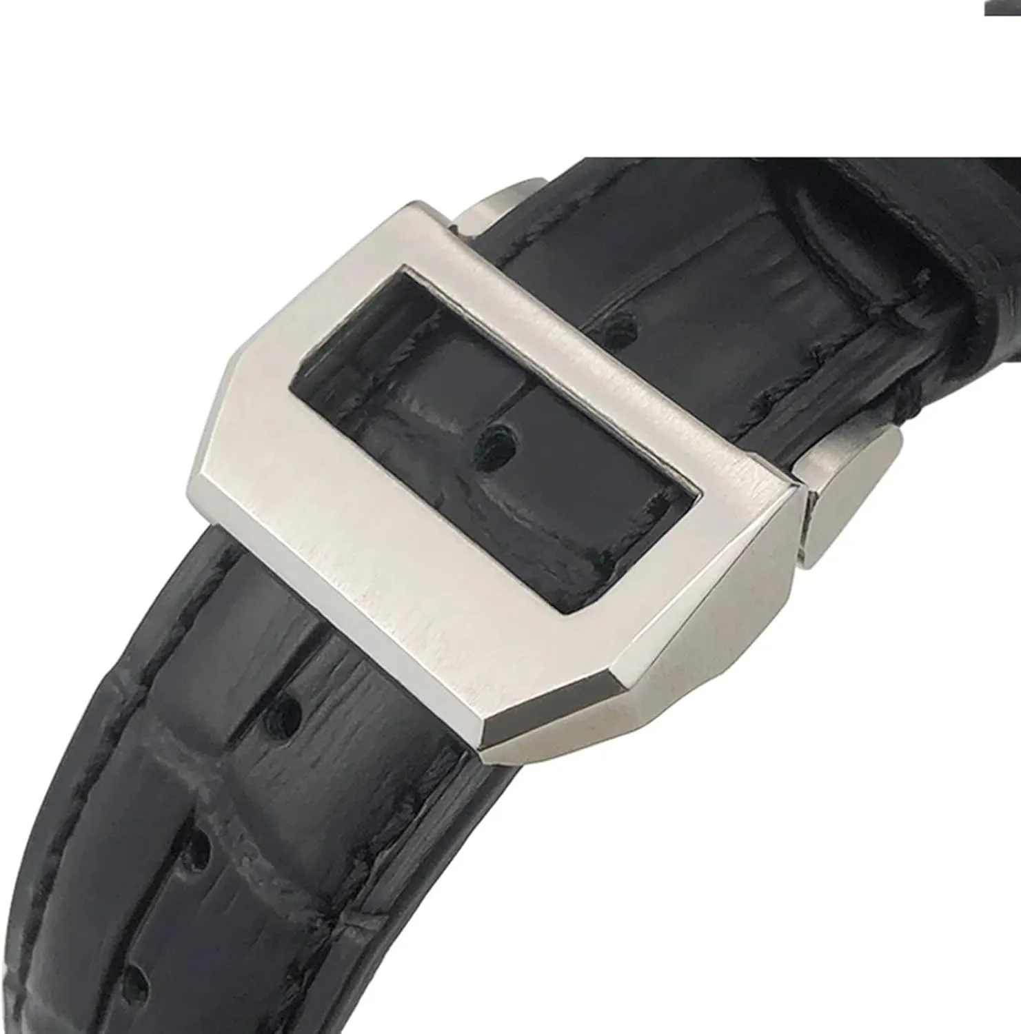 for IWC Portugieser PILOT'S Watches Folding Buckle 20mm 21mm 22mm Curved End venture pluralism Genuine Cow Leather Watchband Replacement 