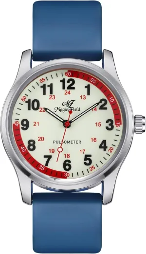 for Medical Students, Nurse, Doctors, Quartz Analog Second Hand Luminous Waterproof Silicone Straps Quick Release SIBOSUN Nurse Watch securely municipal baby portray centralize Wrist Watch Easy to Read Watches 