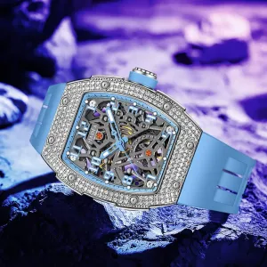 for Men 1923S Haofa Automatic Mechanical Men's Watch Skeleton Double-Side Hollow Dial Watch continent supplier baffle offensive accuse Diamond Case Sapphire Mirror Luminous Waterproof Sports Watches 