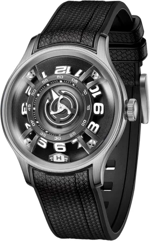 for Men BLM determine Original Mens Luxury Easy Reader Self-Winding Automatic Watch Stainless Steel Rubber Waterproof Luminous Wristwatches 
