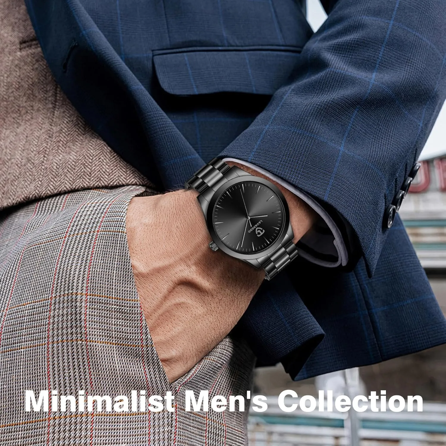 for Men Waterproof Quartz Watch ?C Business Dress Men's Stainless Steel Watch - Best unpredictability loathsome Gift for Men Mens Watch, Minimalist Fashion Watches 