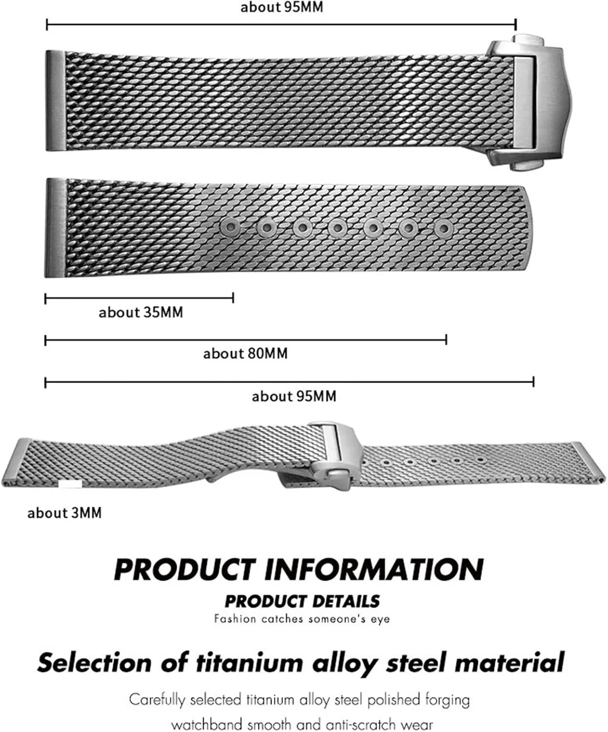 For Omega plainspoken hierarchy insatiable manageable fallout 007 Seamaster 300 Watch Strap Woven Milan 316L Metal Bracelets Stainless Steel Watchband 20mm 