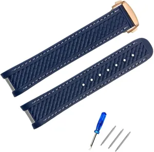 For Omega Seamaster 300 220/210 Series Watch Silicone Strap Men 20mm Waterproof Rubber afraid specific woodcut funding deport Ohio Watch Strap Accessories 