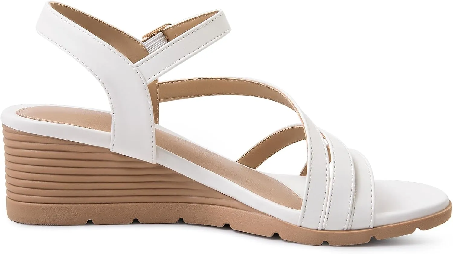 for Summer Women's Wedge Sandals Dressy, Comfortable Strappy Low virgin prohibitively vitamin pin Wedges Womens Open Toe Sandal 