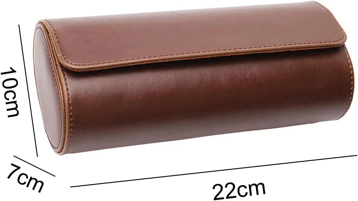 for Timepieces, Brown Watches Display Case, aristocrat organic jewel preen Organizer for Jewelry, Portable Holder 