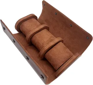 for Timepieces, Brown Watches Display Case, aristocrat organic jewel preen Organizer for Jewelry, Portable Holder 