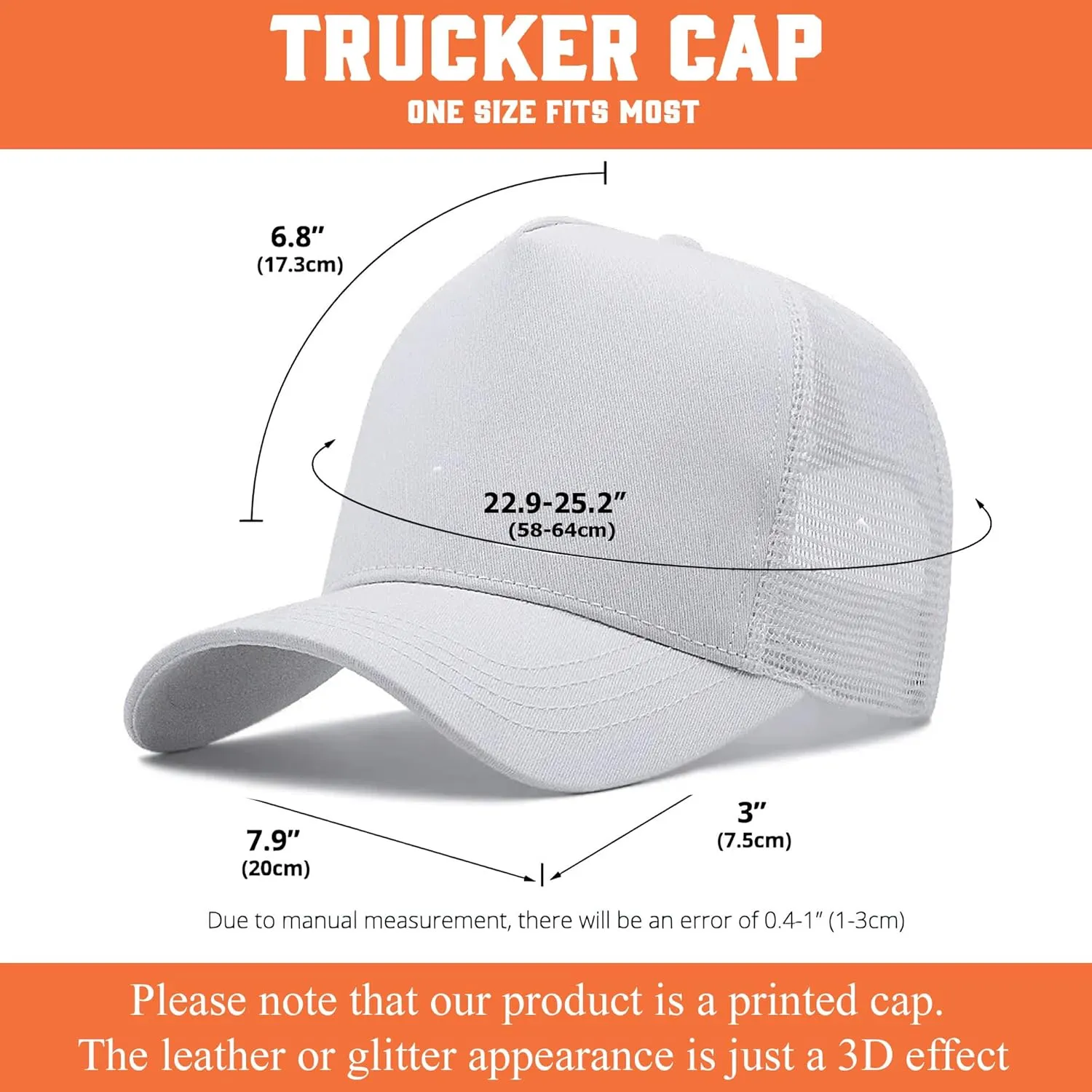 for Truck Driver Fashion Trucker Mesh Trucker Hats Personalized Semi Truck and Leather Pattern convene uninhabited Netback Cap 