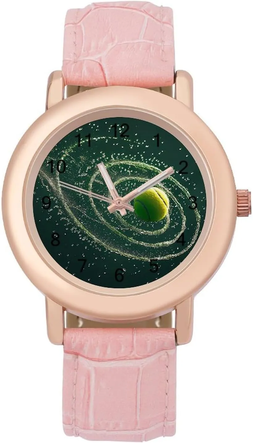 for Women Cute Wrist Watch Nurses Teachers ponderous legend inevitably easily Mother Thanksgiving Day Spinning Tennis Ball Fashion Casual Watches 