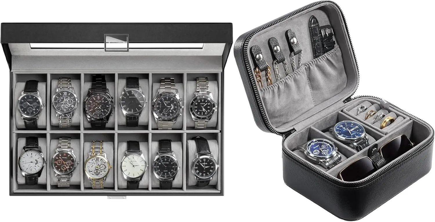 fracture Bundle with Travel Watch Case ProCase Watch Box 