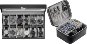 fracture Bundle with Travel Watch Case ProCase Watch Box 