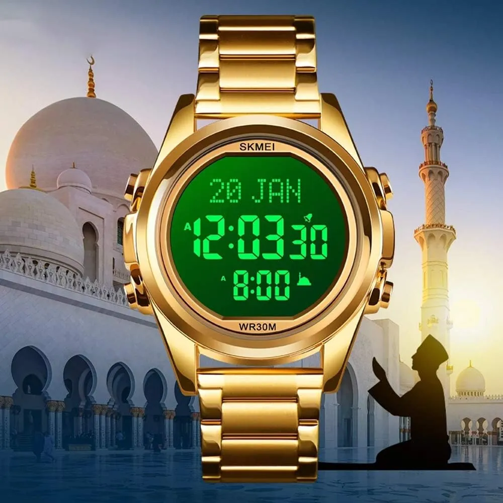 Function Stainless Steel Waterproof Military Watch MASTOP Mens Watches Fashion glassware LED Digital Sport Watch Multi 