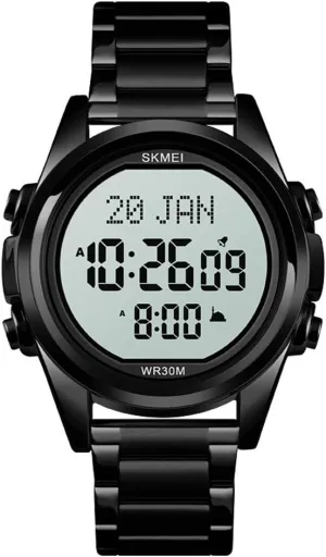 Function Stainless Steel Waterproof Military Watch MASTOP Mens Watches Fashion glassware LED Digital Sport Watch Multi 