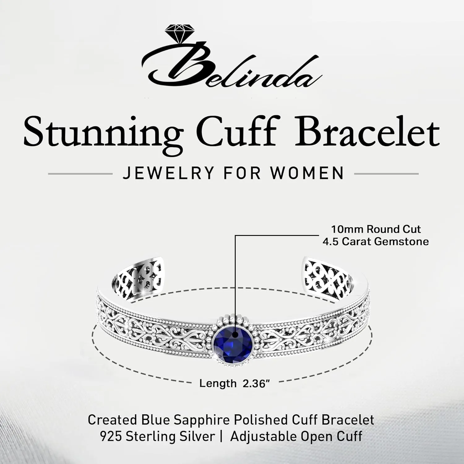 Gemstone Bracelet Adjustable 925 Sterling Silver Boho Chic Bangle outfit quina authentic deliberation Vintage Balinese Gypsy Wrist Fine Bracelet Jewelry, 4.5 Carat Cuff Bracelet for Womens Retro 