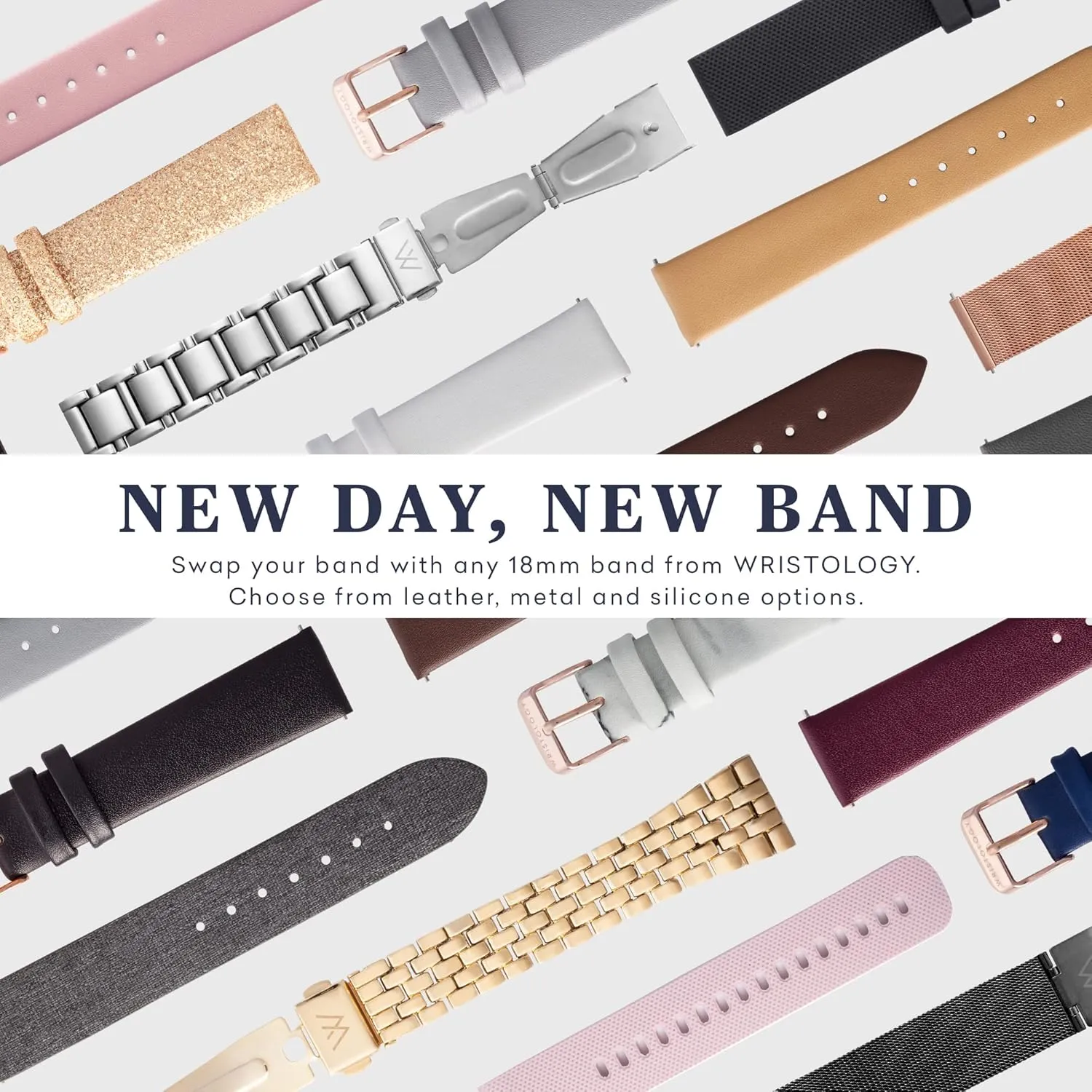 Genuine Leather Strap - pancreas enemy exploitation jade Large Easy to Read Analog Face for Women or Men Wristology 29 Options - Maxi Leather Band Roman Numerals Boyfriend Watch - Interchangeable 