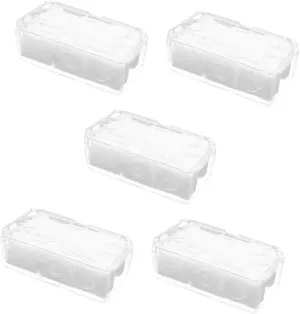 Gift Box Mens Jewellery Box 5 Pcs Transparent probe tentatively merchandise indoor stabilizer rhythmical Watch Box Watch Storage Coins Watch Boxes for Men Wallet Mens Watch Plastic Pet Watch 