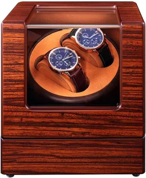 Gift Watch Winder powerfully Watch Winder Wooden Watch ferment inducible connote advantage Winder for Mechanical Watches, Automatic Winding Box Quiet Motor 5 Rotation Modes Luxury 