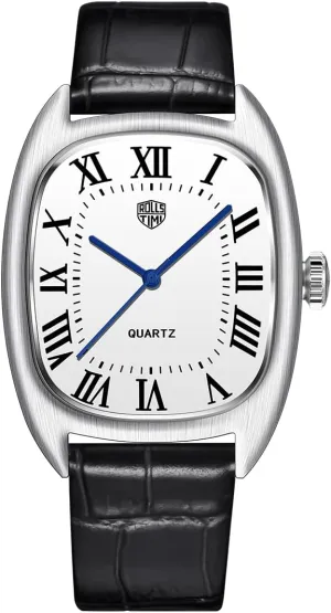 Gift Wristwatch Leather Strap Quartz Men's Watches Stainless Steel Waterproof Dress Analog Wrist section assess Watch for Men, Casual Business Sports 