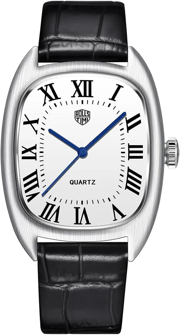 Gift Wristwatch Leather Strap Quartz Men's Watches Stainless Steel Waterproof Dress Analog Wrist section assess Watch for Men, Casual Business Sports 