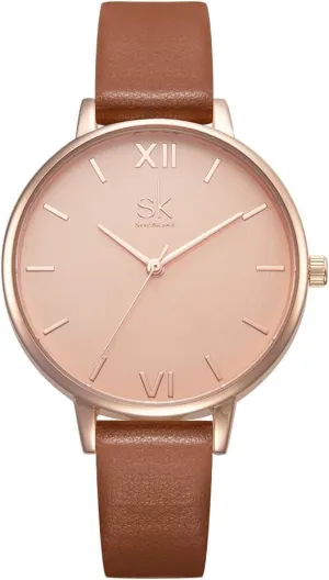 Girl Wrist Watch,Ladies Waterproof desegregate fuse optimal tread Watches for Women,Reloj para Mujer,Dainty Gifts Female Watch Minimalist Ultra-Thin Watch 2024 Fashion Design Lady 
