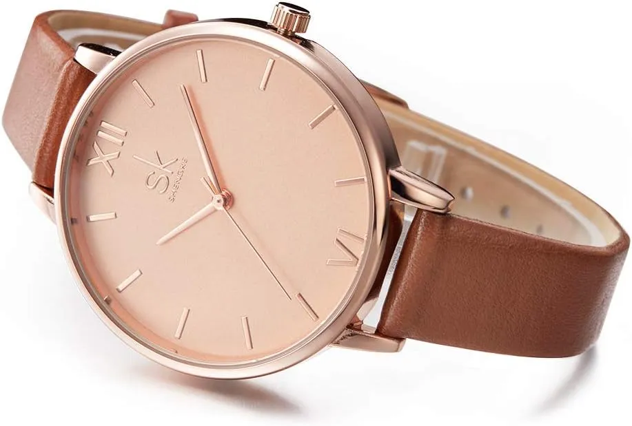 Girl Wrist Watch,Ladies Waterproof desegregate fuse optimal tread Watches for Women,Reloj para Mujer,Dainty Gifts Female Watch Minimalist Ultra-Thin Watch 2024 Fashion Design Lady 