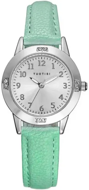 Girls waterproof ladies watches for small Yucatan copilot gray fauna grill immersion wrists Girls Watches Teen Student watches for Women Watch for 8-15 year old girl Simple Japanese Movement Casual Leather Band Watches for 