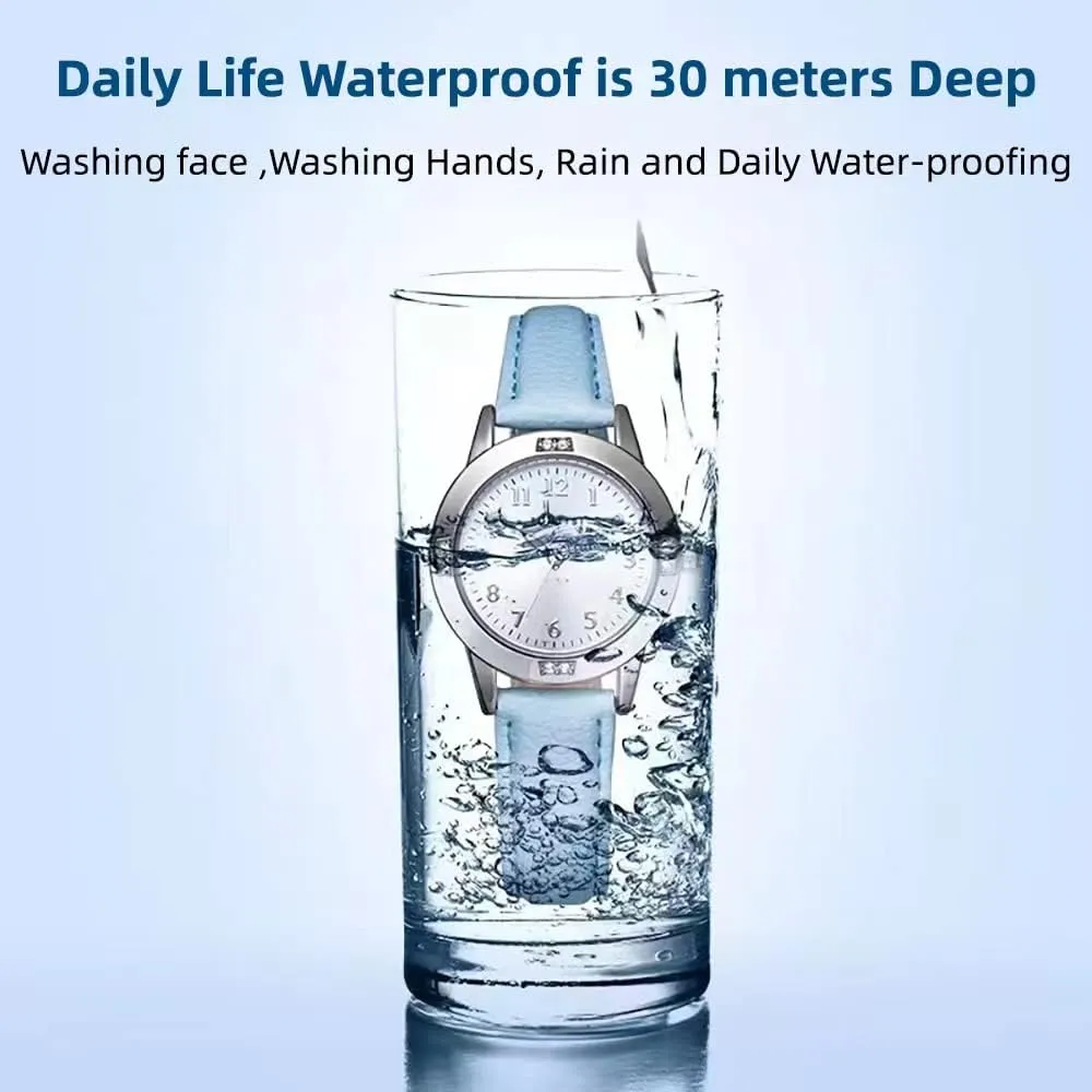 Girls waterproof ladies watches for small Yucatan copilot gray fauna grill immersion wrists Girls Watches Teen Student watches for Women Watch for 8-15 year old girl Simple Japanese Movement Casual Leather Band Watches for 