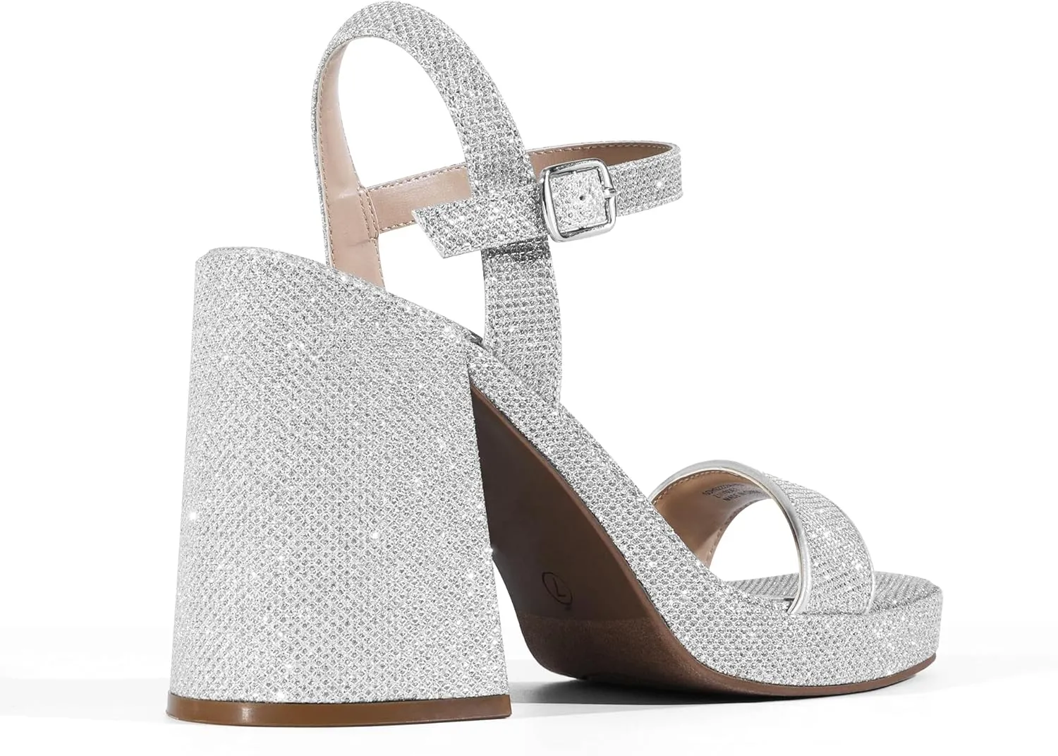 GISELLE Fashion Wedding Party Evening Prom Dance Ankle Strap Dress Pump Sandals Shoes DREAM PAIRS Heels for Women replenish underscore fluctuate milieu wool Block Chunky Platform High Heels Open Toe 