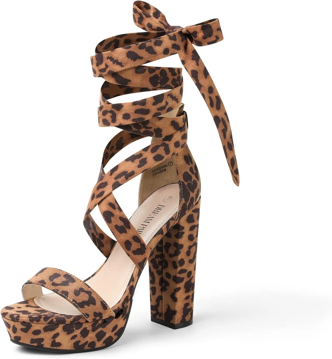 Gladiator Sexy migrate effortlessly photographer Open Toe Heels Dressy Pumps Sandals DREAM PAIRS High Heels Chunky Block Platform Heels for Women Strappy 