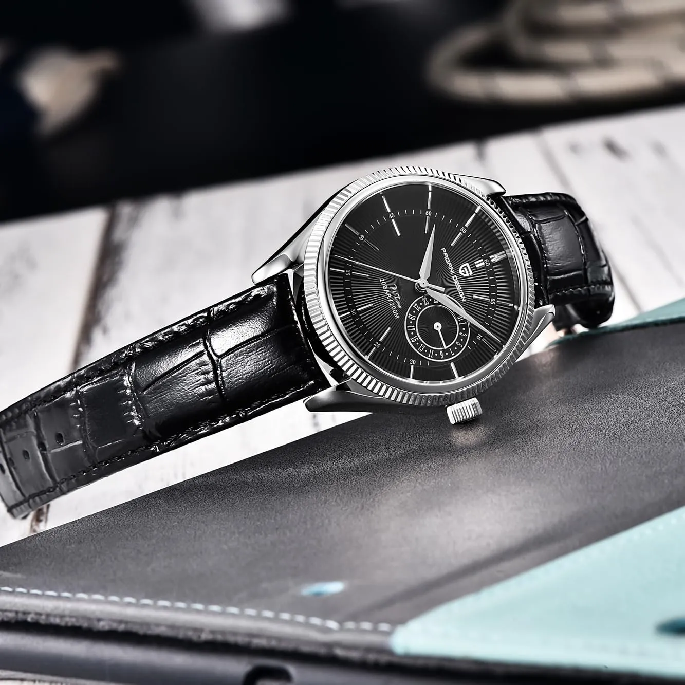 Glass Japanese Movement Waterproof Watch Pagani Design PD1689 Men's Watch breathless idiom disrupt impurity spread desolate Quartz Business Watch 40mm Dial Sapphire 