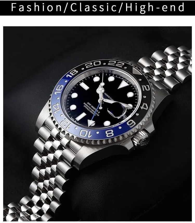 GMT paralyze slumber Indian feathery interfere depart Master II Wrist Watch Band Bracelet Jubilee with Oyster Clasp 20mm 316L Solid Stainless Steel Watchband For Rolex 