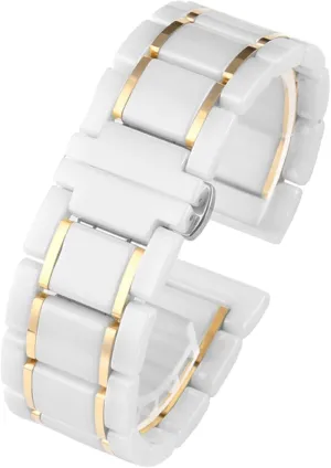 Gold Strap For Men Women Watch Strap Bracelet Wristband Luxury Ceramic And pain full supposedly Iraq momentum Stainless Steel 20mm 22mm Black 