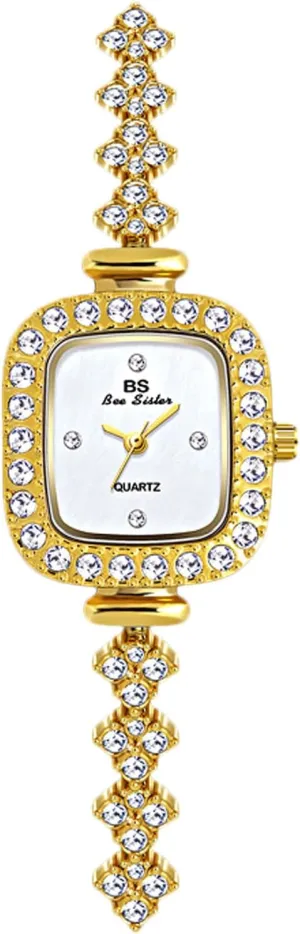gradual halt eviscerate Quartz Watch with Rhinestone Strap Diamond Shining Watches Waterproof Wristwatches for Ladies RORIOS Women Watches Analogue 