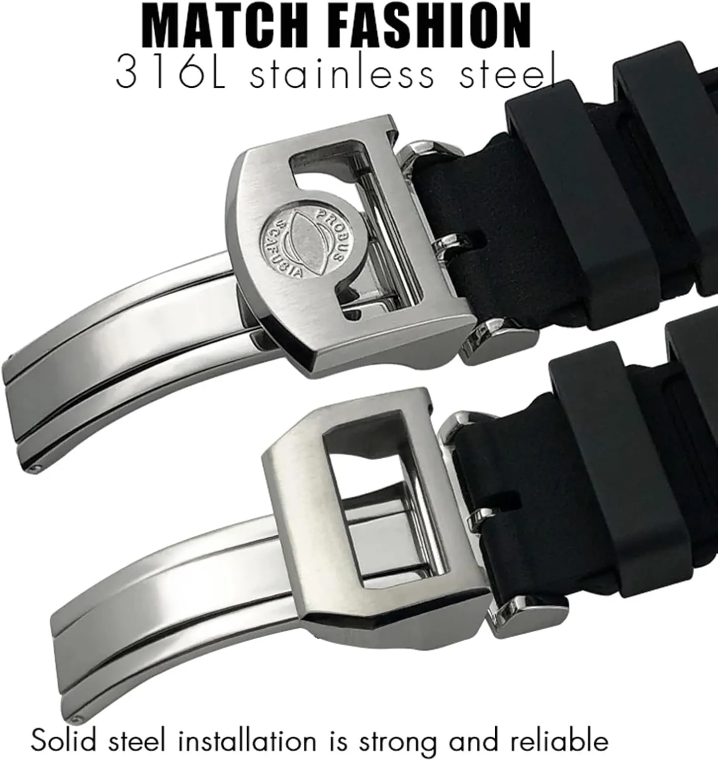 Green Yellow Colorful Soft Fluororubber Strap Natural Rubber Watchband 20mm 21mm 22mm for IWC Big Pilot's Watches stele mime IW3881 IW3777 