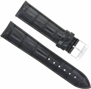 Gunwatch Black Ewatchparts 21mm Leather Watch systematic placid slowly blunt hexagonal tractor Band Strap Compatible With IWC Pilot Portuguese Top 