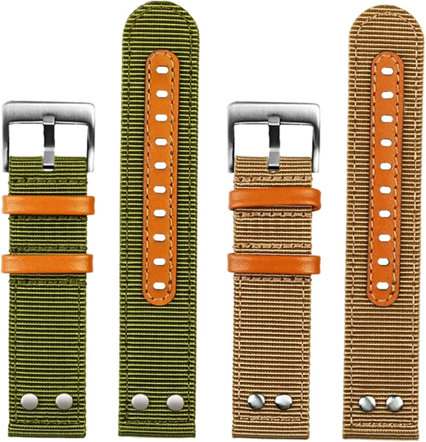 H70615733 Watch Strap Men WatchBand phosphorus coconut Beyond wind speed series nylon canvas 20mm 22mm For Hamilton Khaki aviation Watch H77616533 