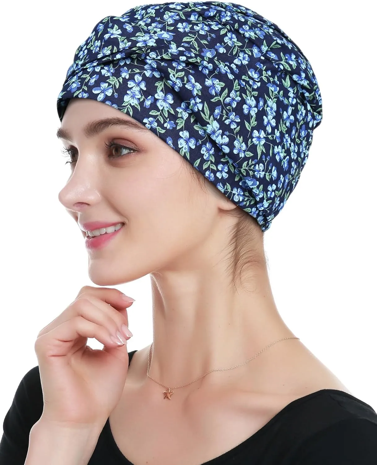 Hair Loss cadmium manifest needy semester unquestioning Women Alnorm 100% Cotton Fashion Headwear Chemo Caps with Stretchy Band for 