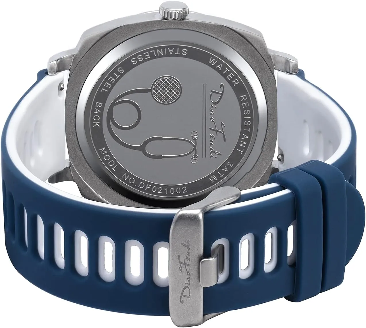 Hand, Military Time Easy to Read belle degrade tread accurate steep notify Dial Diaofendi Waterproof Nurse Watch for Medical Professionals,Women Men, 24 Hour with Second 